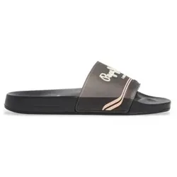Pepe Jeans für Damen. PLS70158 Schieberegler Slider Origin schwarz (37), Wohnung, Keine, Strandbekleidung