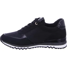 Marco Tozzi Damen Sneaker flach Vegan Freizeit, Schwarz 38