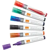 NOBO Liquid Ink 1901419 Whiteboardmarker Set Schwarz, Rot, Grün, Blau, Orange, Violett 6St.