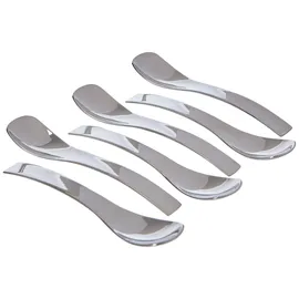 Guzzini Gocce, 6 Dessertlöffeln 10,5 cm - Silber, 2,3 x 10,5 cm - 27140063