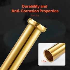 Vevor PVC-Ablaufset für freistehende Badewannen, mit PVC-Adapter für Ablaufgarnitur, kompatibel mit freistehenden Badewannen, bodenmontierten Badewannen & Inselbadewannen