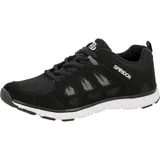 Brütting Spiridon Fit Unisex Erwachsene Sneaker, Schwarz/ Weiß, 32