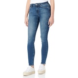 ONLY Damen Onlblush Mid Sk Ank Raw Dnm Rea194 Noos Jeans, Medium Blue Denim, M / 34L EU