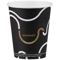 250x Kaffeebecher CoffeeToGo Pappbecher Design GOURMET Fresh Coffee 200ml