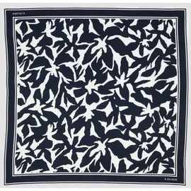 s.Oliver Schal Tuch, Tuch mit All-over-Print blau