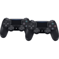 Sony PlayStation 4 Wireless DualShock V2 4 Controller Schwarz im Doppelpack
