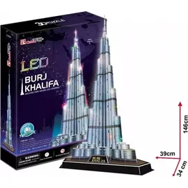 Cubic Fun 3d Puzzle Burj Khalifa LED