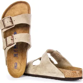 Birkenstock Arizona Weichbettung Veloursleder taupe 40