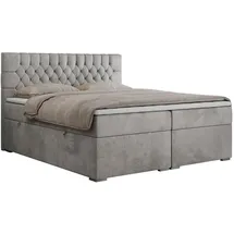 MKS Boxbett, PERA 160/200 Hellgrau Velvet - H4