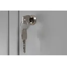 Gürkan Spind lichtgrau 106311, 8 Schließfächer 117,0 x 50,0 x 195,0 cm