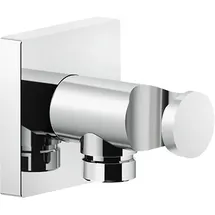 GESSI Rilievo, Wandanschlussbogen 1/2 und Halterung für die Handbrause, eigensicher, 59161031, Farbe: Chrom