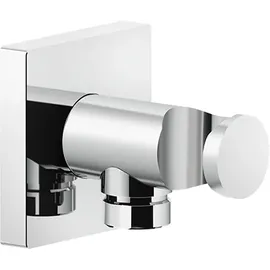 GESSI Rilievo, Wandanschlussbogen 1/2 und Halterung für die Handbrause, eigensicher, 59161031, Farbe: Chrom