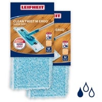 Leifheit 2er Set Wischbezug Clean Twist Ergo M super soft Wischer Ersatzbezug 2 St