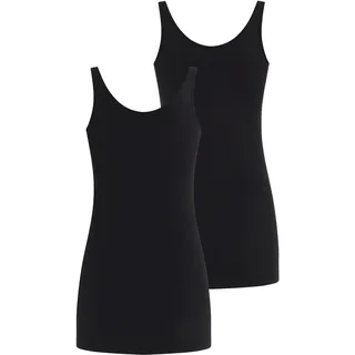 LAURA SCOTT Longtop in schwarz-schwarz | Gr.: 36