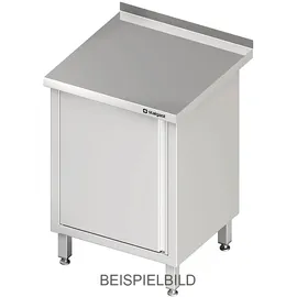 Stalgast Arbeitsschrank mit Flügeltür, 500x600x850 mm, ohne Aufkantung, verschweißt