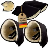 FabaCare Rollator Handschuhe mit 100% Schurwolle, von FabaCare, Schurwollhandschuhe, extra warme Handwärmer, Handmuff, Wasserdicht, Winddicht, Fingerwärmer, Wollhandschuhe, Fäustling, 1 Paar