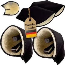 FabaCare Rollator Handschuhe mit 100% Schurwolle, von FabaCare, Schurwollhandschuhe, extra warme Handwärmer, Handmuff, Wasserdicht, Winddicht, Fingerwärmer, Wollhandschuhe, Fäustling, 1 Paar