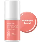 Alessandro Striplac UV Colour UV-Nagellack Coral Sunshine 6.5 ml Rosegold