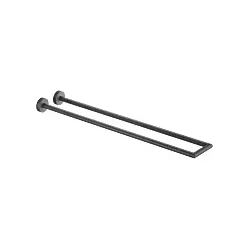 Dornbracht Meta Handtuchhalter 83210979-33 2-teilig, starr, 500 mm, schwarz matt