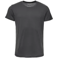 Kaipara - Merino Sportswear Unterhemd Merino Herren-Unterhemd Kurzarm Regularfit 150g light (1-St) aus reiner Merinowolle Made in Germany schwarz S