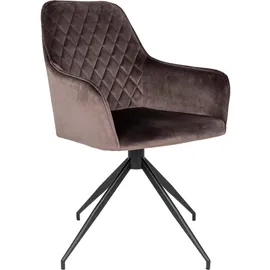 VCM Esszimmerstuhl Harbo Polyester braun