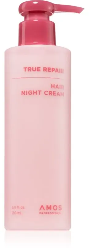 AMOS PROFESSIONAL True Repair Hair Night Cream intensive Nachtpflege für beschädigtes Haar 180 ml