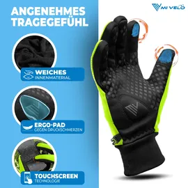 MIVELO Übergangshandschuhe „VELORIDER“ - Reflektierend - XL - Bestseller,oft gekauft,Zubehör