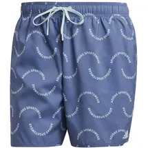 adidas Wave Logo Clx Badeshorts - Preloved Ink / Halo Mint - XL