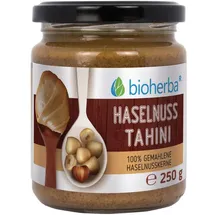 Bioherba Haselnuss Tahini 100% gemahlene Haselnusskerne 250 g