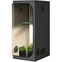 Pflanzen Growzelt,Großes Green Hut-Wachstumszelt Für Pflanzen,Grow Tent mit Sichtfenster,Luftig Gewächshaus Growroom für Homegrowing, Indoor-Anbau 40 * 40 * 120CM