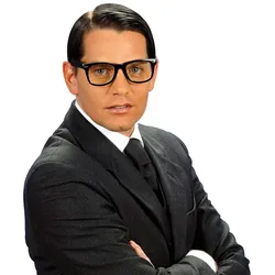 Eckige Universal Brille