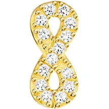 Thomas Sabo Ohrstecker Infinity gold 925 Sterling Silber onesize