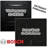 Bosch Backofen Teleskopauszug mit Induktionskochfeld autark, 60 cm neu