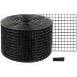 Vevor Vogelschutz für Solarmodule, 20,3 x 30,5 m, Taubenabwehr Solaranlagengitter mit 50 Reifendrähten, Solarmodul-Schutz mit rostfreier PVC-Beschichtung, 12 mm Drahtrollengeflecht
