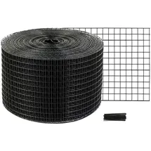 Vevor Vogelschutz für Solarmodule, 20,3 x 30,5 m, Taubenabwehr Solaranlagengitter mit 50 Reifendrähten, Solarmodul-Schutz mit rostfreier PVC-Beschichtung, 12 mm Drahtrollengeflecht