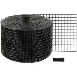 Vevor Vogelschutz für Solarmodule, 20,3 x 30,5 m, Taubenabwehr Solaranlagengitter mit 50 Reifendrähten, Solarmodul-Schutz mit rostfreier PVC-Beschichtung, 12 mm Drahtrollengeflecht