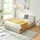 [en.casa] Polsterbett Nola mit Matratze 140x200 cm Leinen Beige [en.casa] Bett, 140 x 200