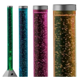 Trio Reality Leuchten LED-Wassersäule R5073-47, Kunststoff klar, titanfarbig, Farbwechsler, 5-er Set Deko-Fische
