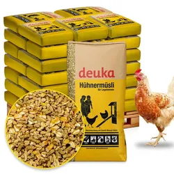 deuka Hühnermüsli 36x20kg - strukturreiche Müslimischung für Legehennen
