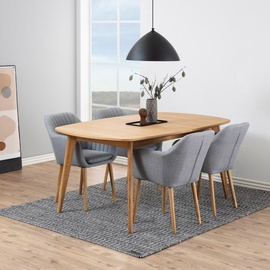 AC Design Furniture Actona Esstisch Marte 180 x 100 cm Holz Braun