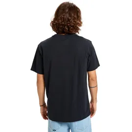 QUIKSILVER T-Shirt mit kurzen Ärmeln, EV Com Logo, SS, schwarz, XS,