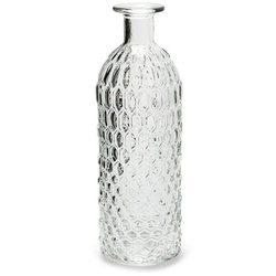 Annastore Dekovase 12 x Vasen aus Glas im Vintage-Look, Glasflaschen Deko Vasen Glasvasen Blumenvasen Flaschen Deko-Flaschen