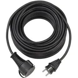 Brennenstuhl Qualitäts-Gummikabel IP44 5m schwarz