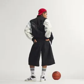 adidas Originals Basketball-Jacke Herren Schwarz/Weiß S
