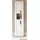 furn.design Rovola Hochschrank 42 x 200 cm Weiß Holz