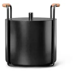 ferm LIVING - Port Kindling & Ash Bucket Schwarz