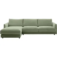 Schöner Wohnen Eckcouch Polyester L-Form 5-Sitzer Grün