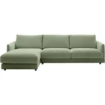 Schöner Wohnen Eckcouch Polyester L-Form 5-Sitzer Grün