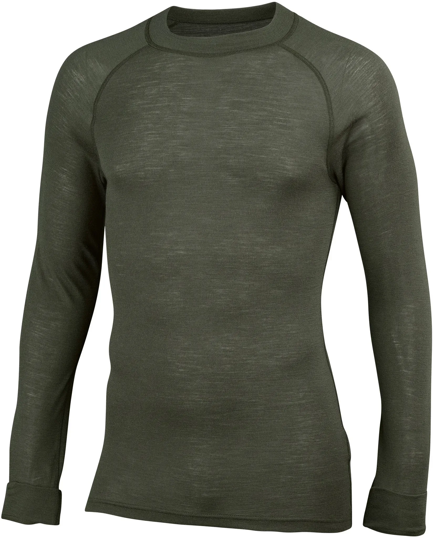 Thermowave Langarmshirt Merino Warm, forest green, M