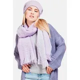 Samaya Beanie Elen am Hinterkopf fixiert lila
